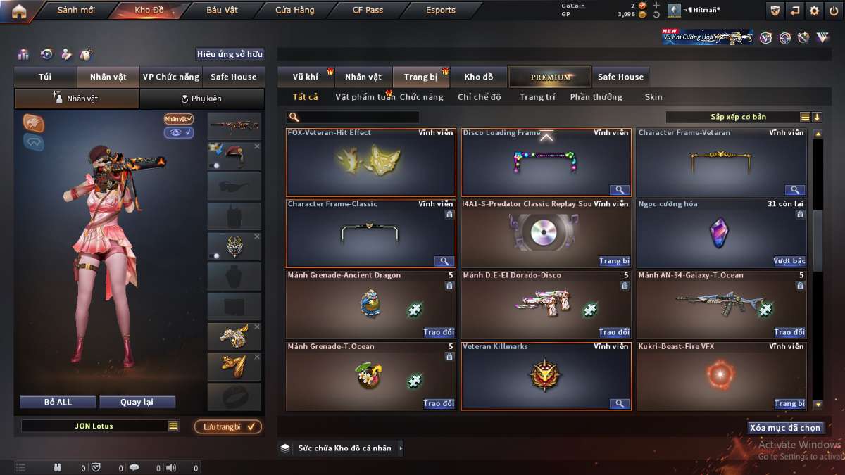 shop acc cf uy tin gia re